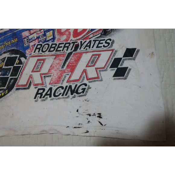90s Vintage NASCAR Racing #88 Robert Yates T-Shirt - Picture 8 of 9